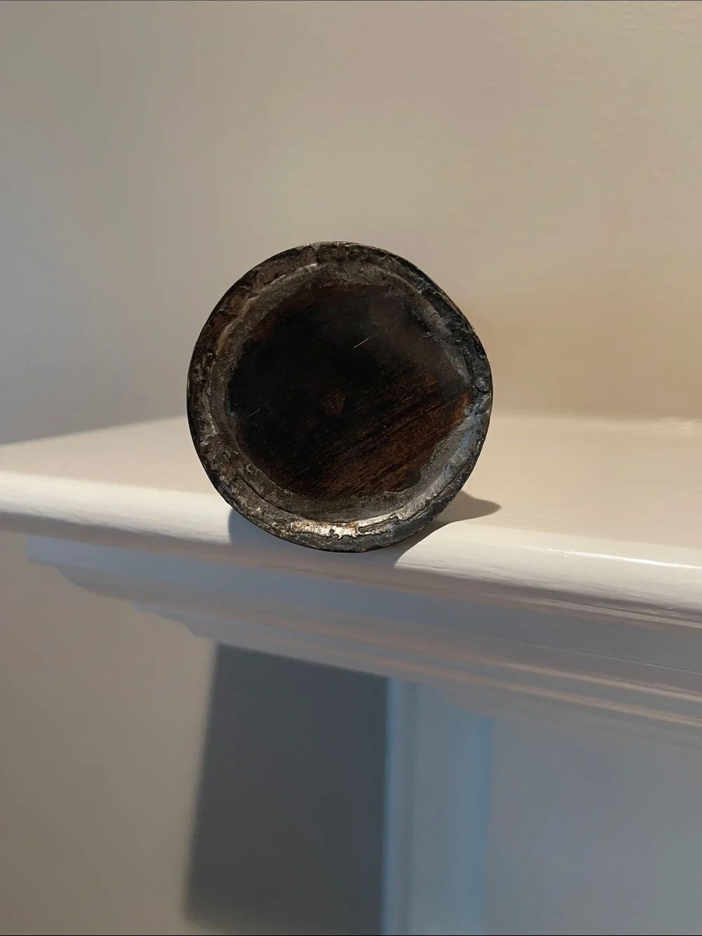 Black and Silver Decorative Egyptian-Style Vase